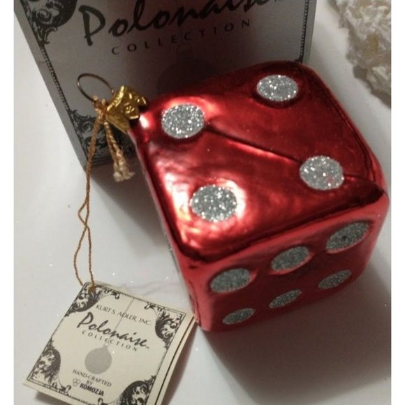 Glass Polonaise Die Christmas Ornament Kurt Adler - Picture 3 of 5